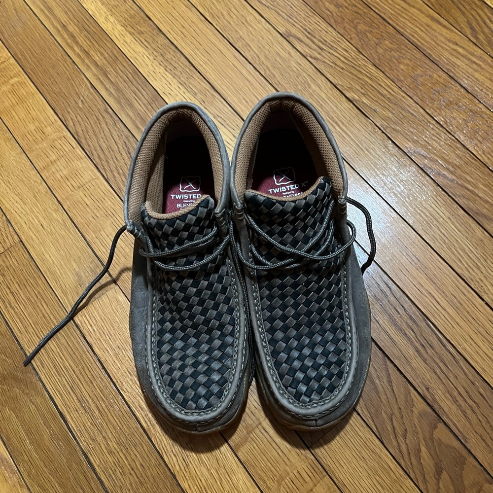 Twisted X Men's Black Woven Loafers